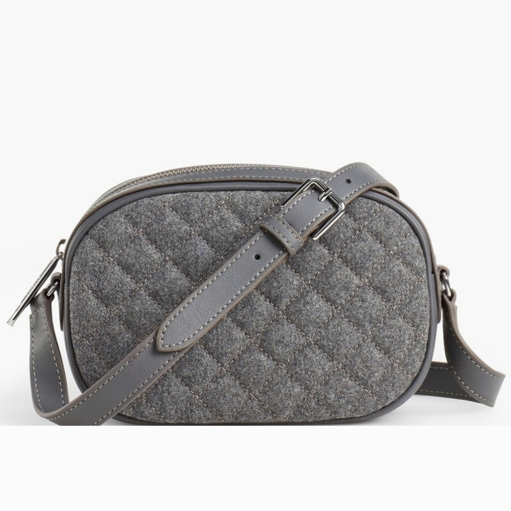 Talbots Quilted Flannel Crossbody Bag